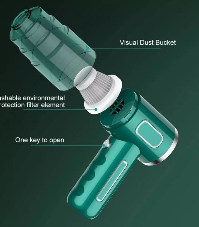 29000PA cordless handheld vacuum cleaner for car and home cleaning