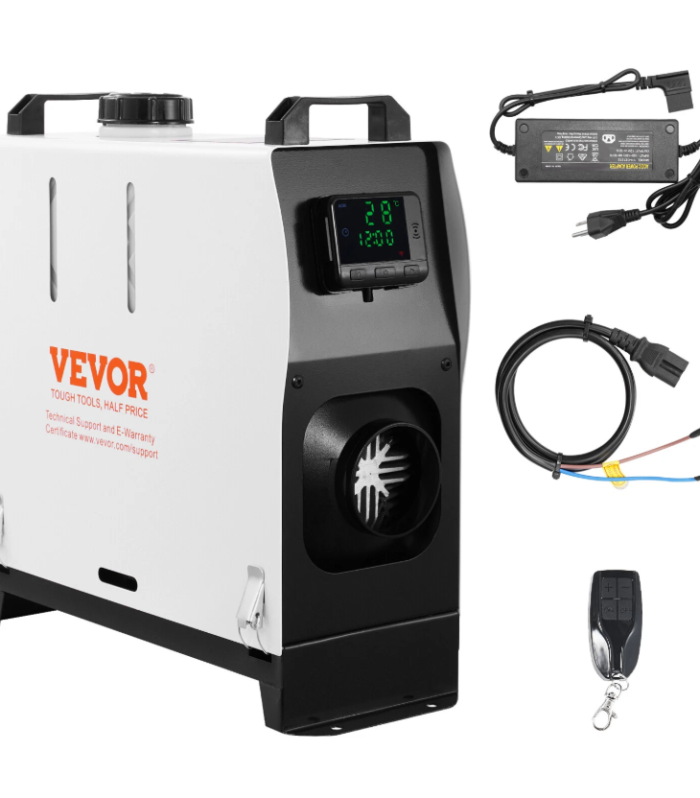 VEVOR 12V 8KW diesel air heater all-in-one with LCD remote for car RV indoors